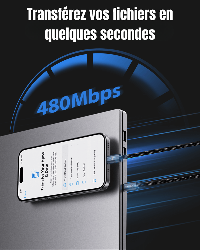 Câble magnétique anti-nœuds | Maisoria