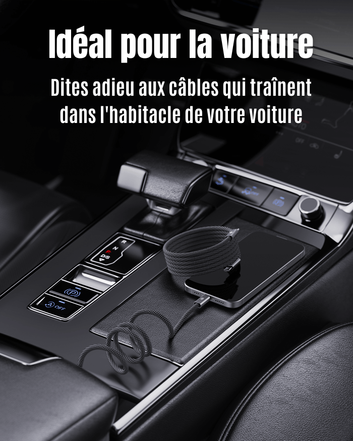 Câble magnétique anti-nœuds | Maisoria